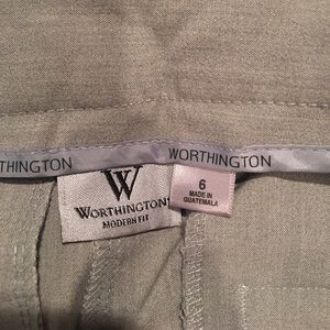 Worthington modern fit grey dress pants