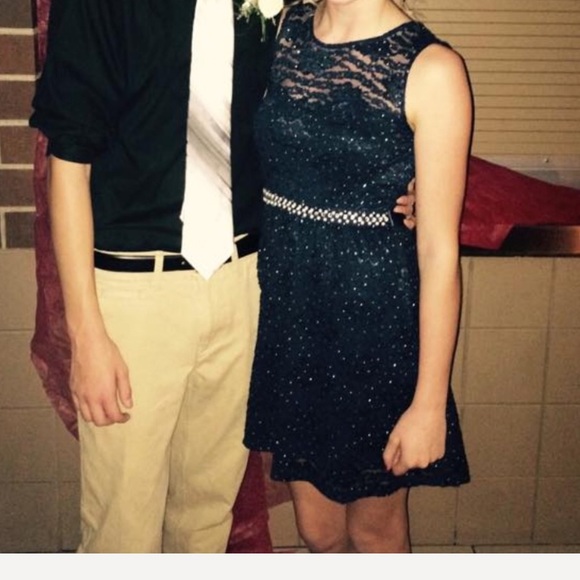 Navy Blue Dress - Picture 1 of 1