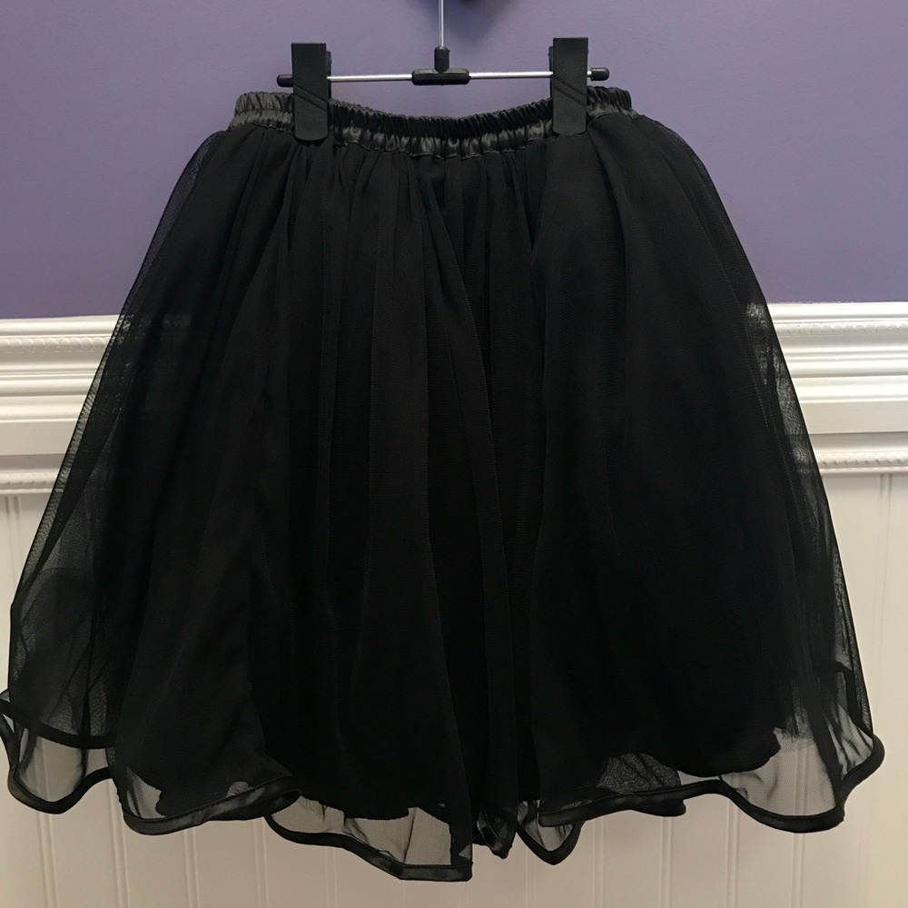 Black Tutu Skirt OS Adult