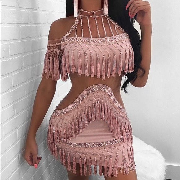 Fringe tassel dresses - Picture 2 of 2