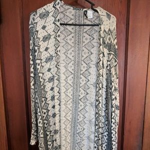 Long patterned H&M sweater