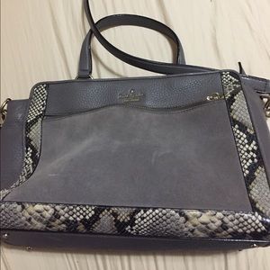 Grey Kate Spade purse