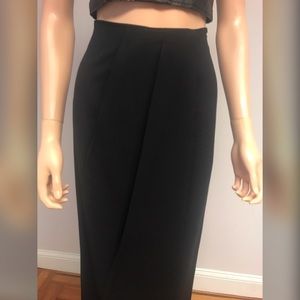 Theory long pleated skirt