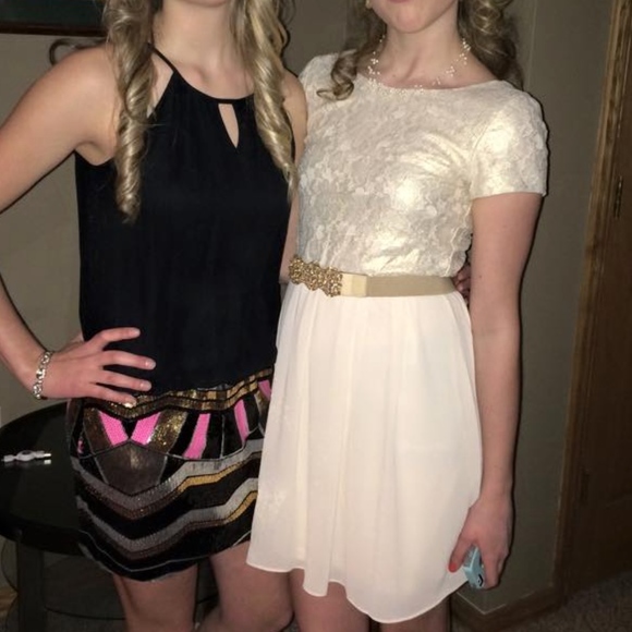 Cream Dress - Picture 1 of 2