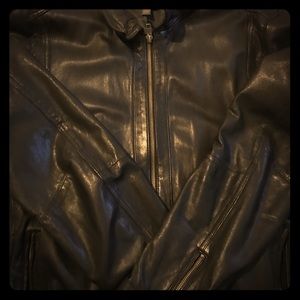 Authentic True Religion leather jacket