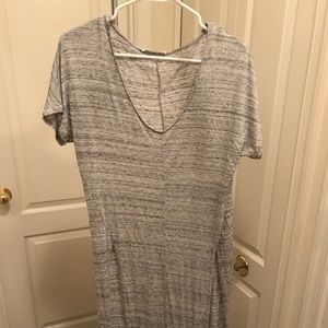 long shirt with slits on the side.