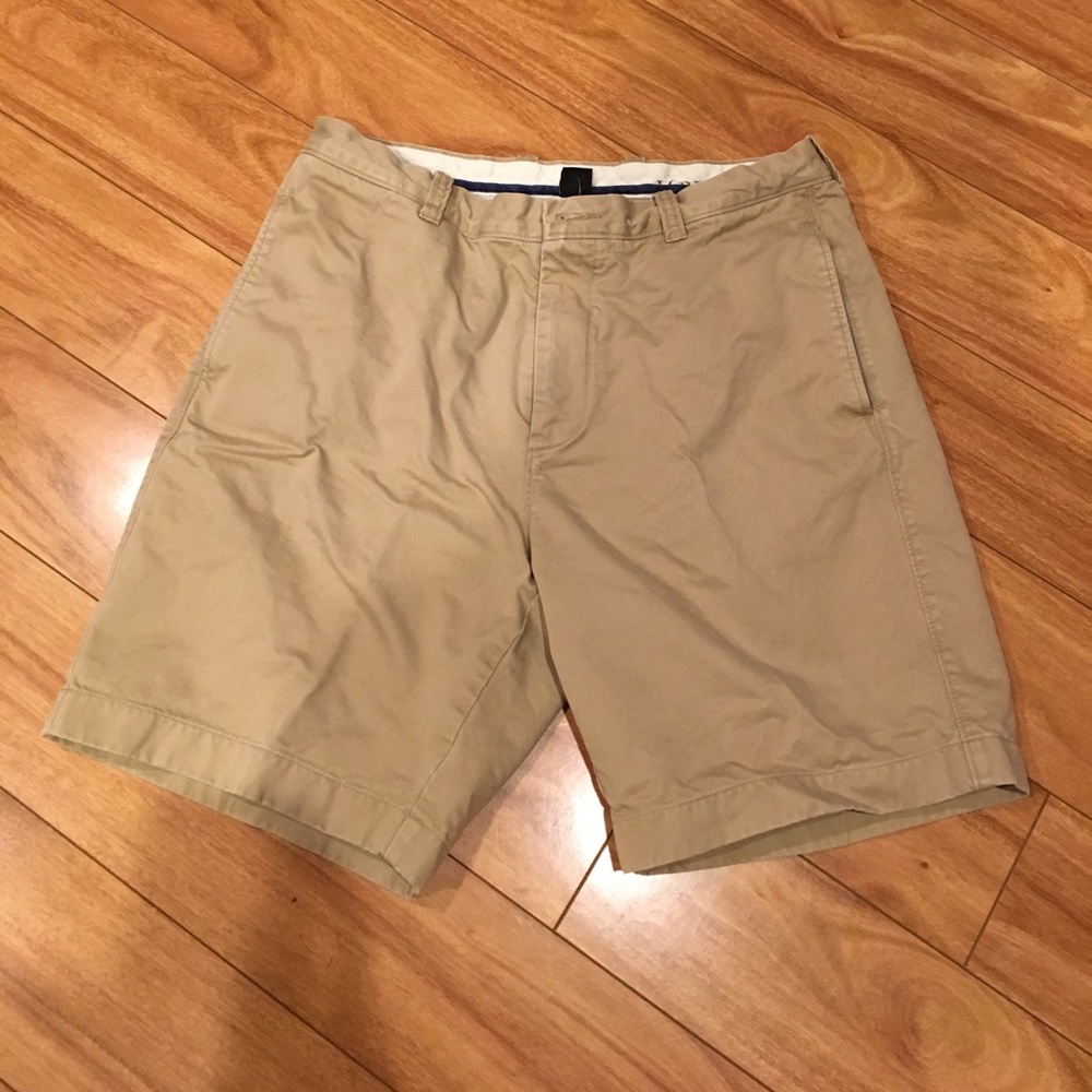 J CREW- chino shorts. Size 34