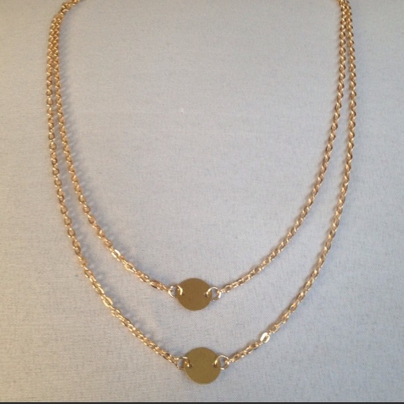 Layer gold necklace - Picture 2 of 2