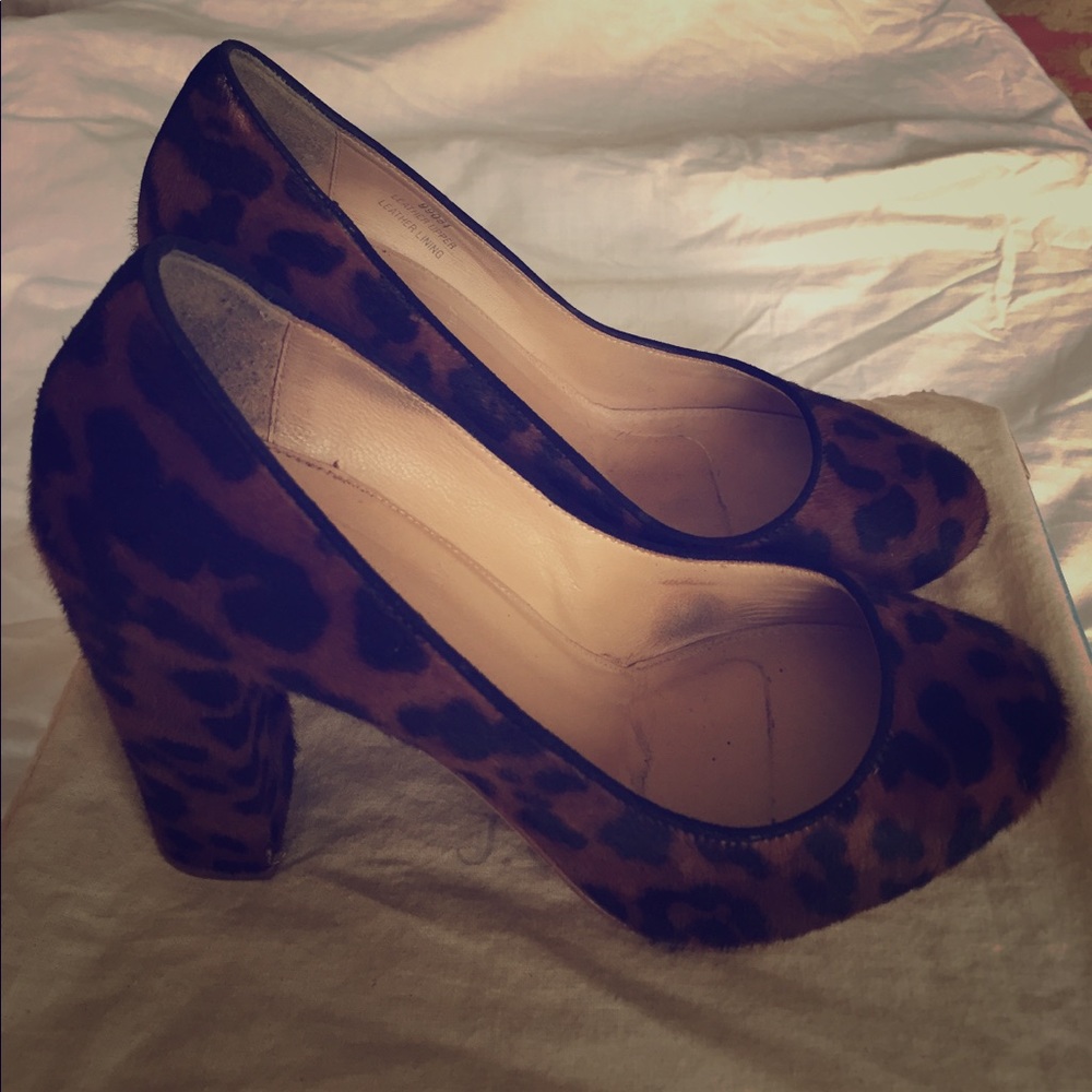 Leopard print JCrew pumps
