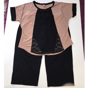 Maidenform 2 piece pajama sleepwear set