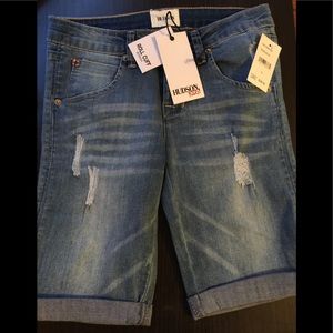 Hudson Roll Cuff Bermuda Shorts