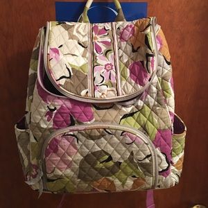 Floral print backpack