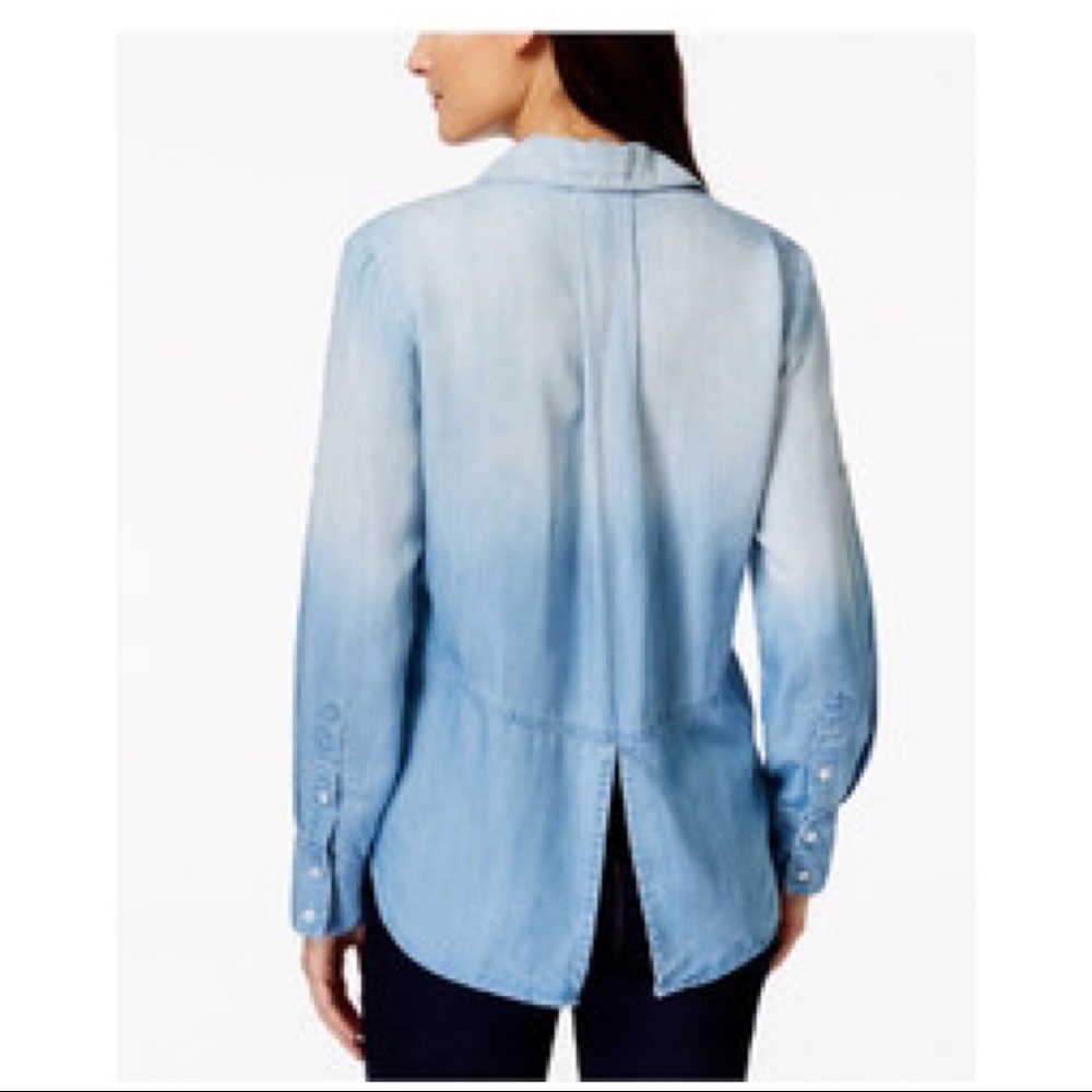 OLIVIA + SLOANE OMBRÉ SHIRT - Picture 5 of 6