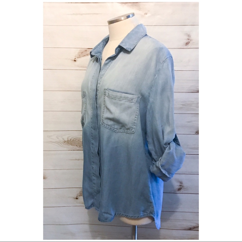 OLIVIA + SLOANE OMBRÉ SHIRT - Picture 2 of 6