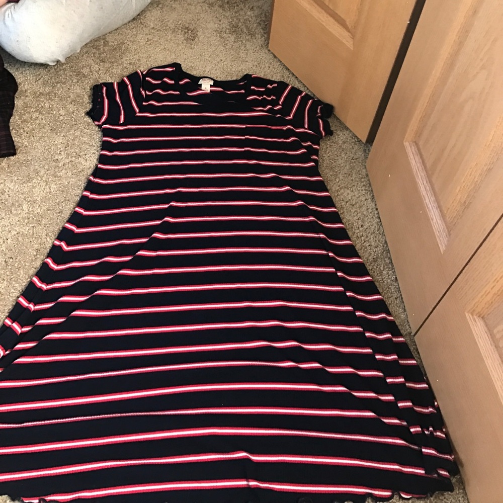 Skater Dress With Ruffles