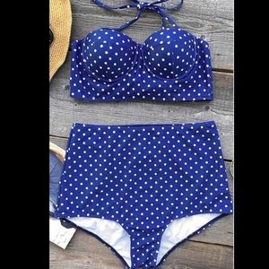 Cupshe Stars in Sky Dot Bikini Set