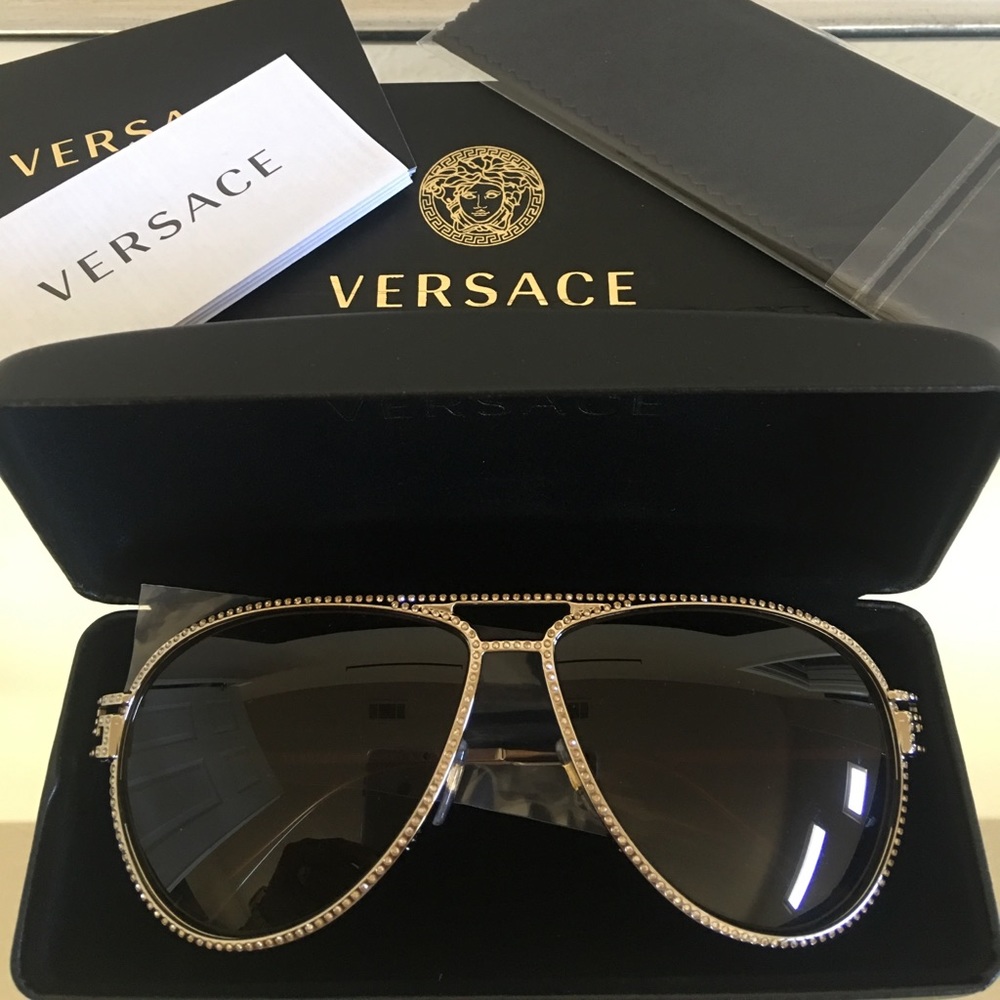 HOT SALE! Versace Greca Stars Shades - AUTHENTIC