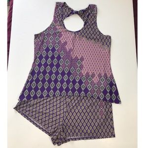 Maidenform 2 piece pajama shorts sleepwear set