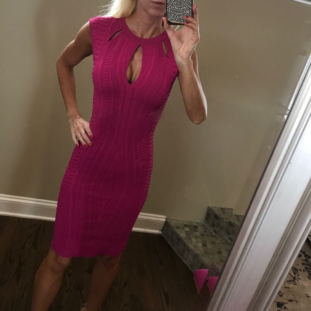 NWOT never worn Bebe midi dress, size XS