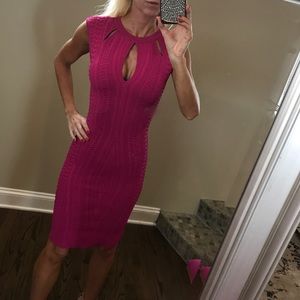 NWOT never worn Bebe midi dress, size XS