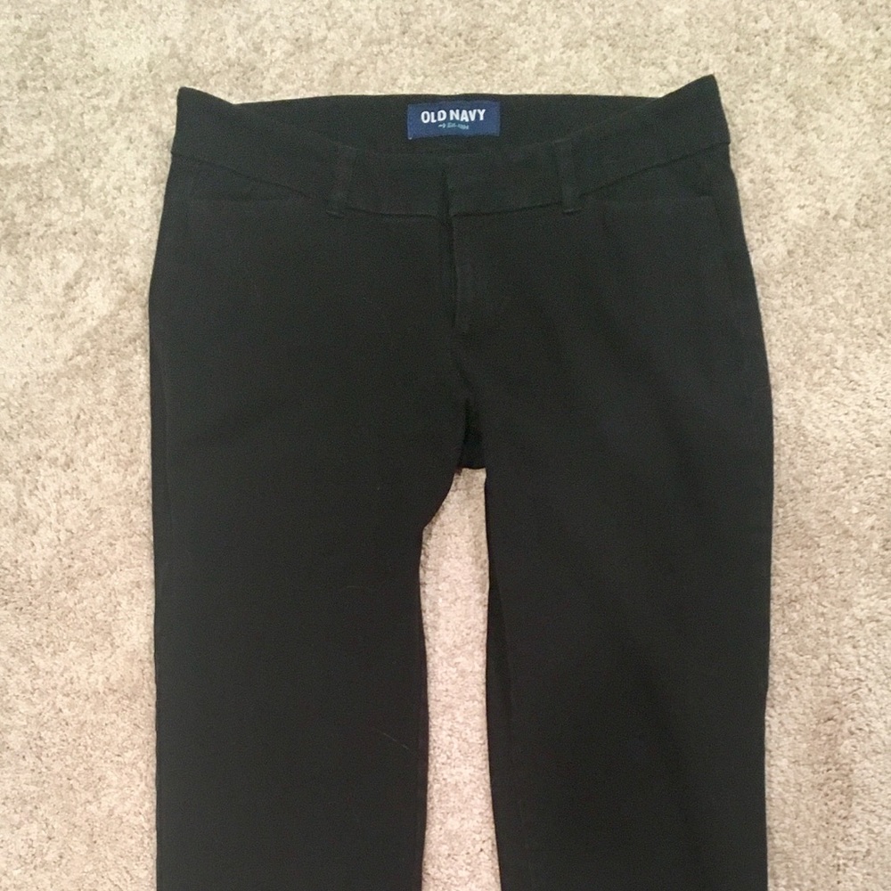 Old navy black jack daisy dress Capri pants size 4