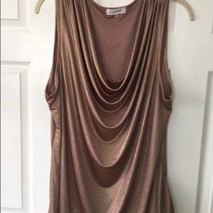 New Calvin Klein Shimmer 1X Top