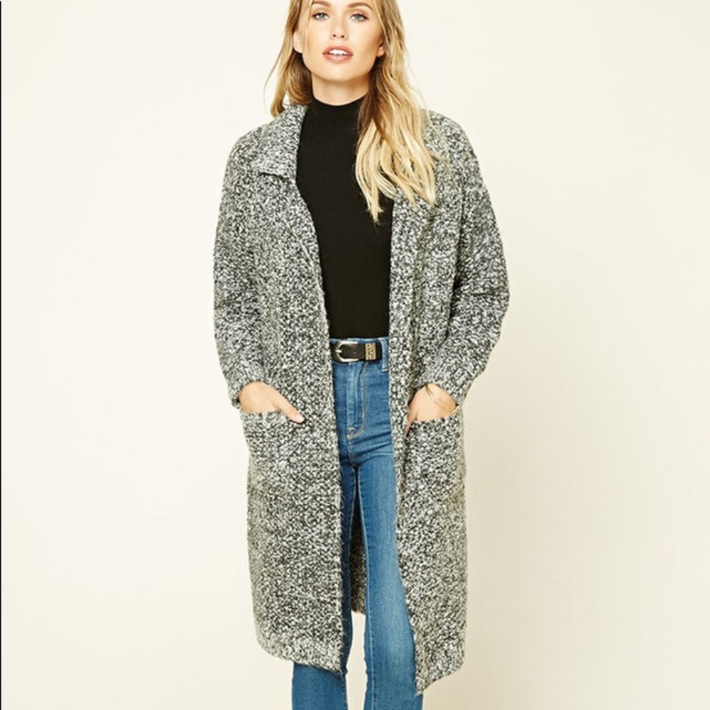 🆕 Forever 21 Gray Marled Cardigan