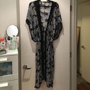 Zara | Floral Print Kimono | Size M