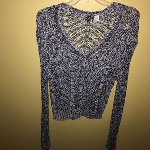 black & white oversized sweater