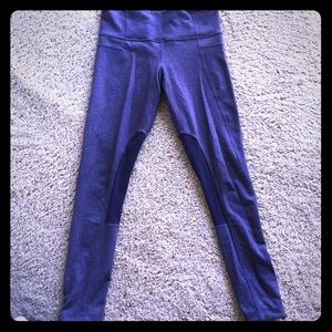 Lululemon riding leggings 7/8 with snap ankle