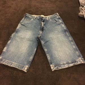 Men's denim shorts - size 32