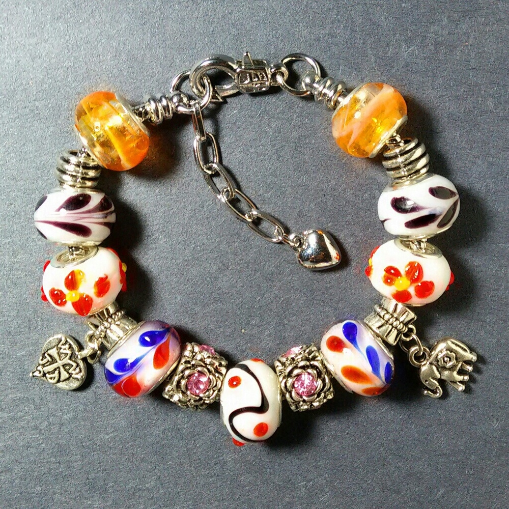 LilisCo European Style Bracelet - Heart&Elephant