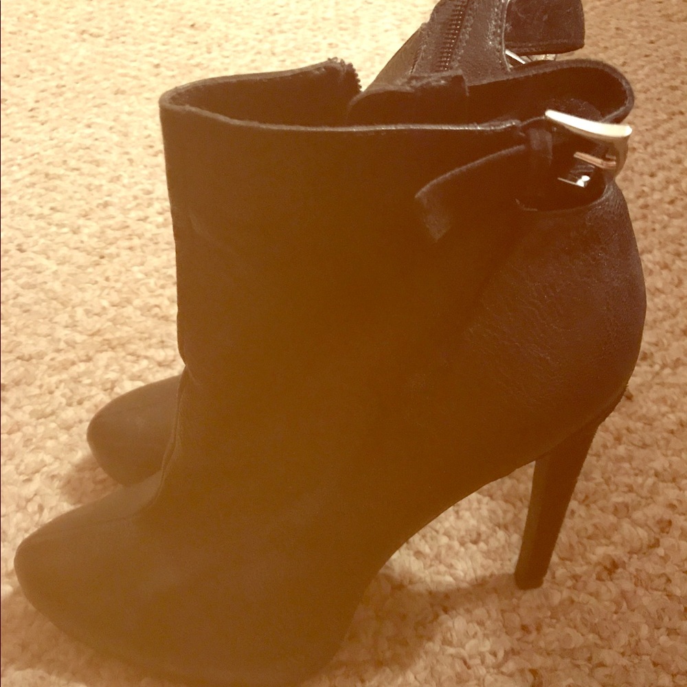 Express leather booties