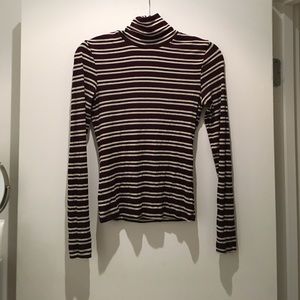 American Apparel | Striped Turtleneck | Size S