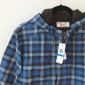 Men's Hooded Flannel Jacket