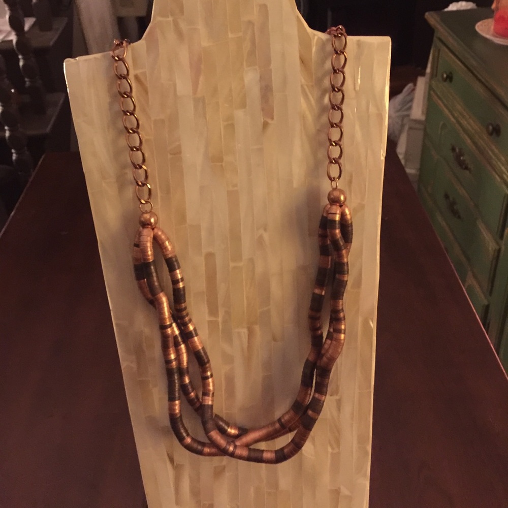 New Copper-Metal Necklace