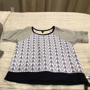 J Crew short sleeved sweatshirt XL