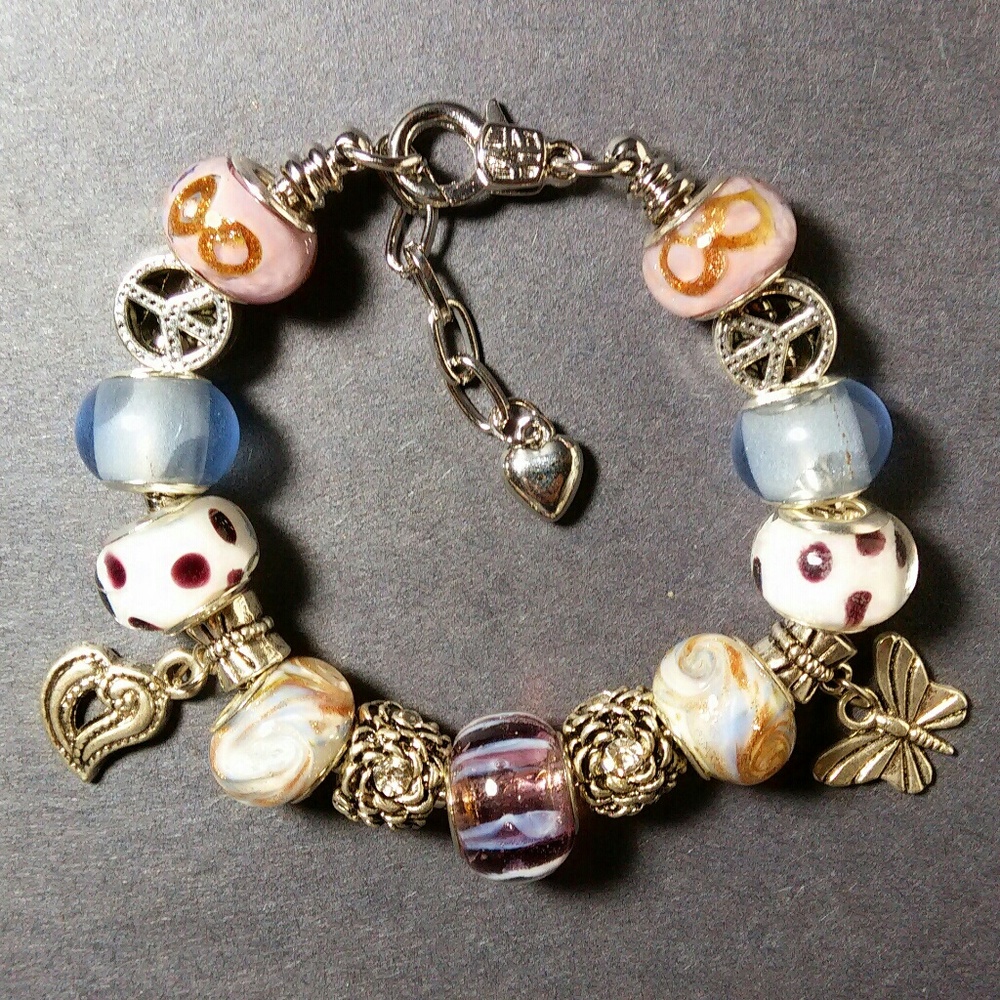 LilisCo European Style Flower Bracelet