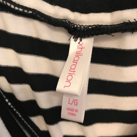 Black and White striped maxi skirt - Picture 2 of 2