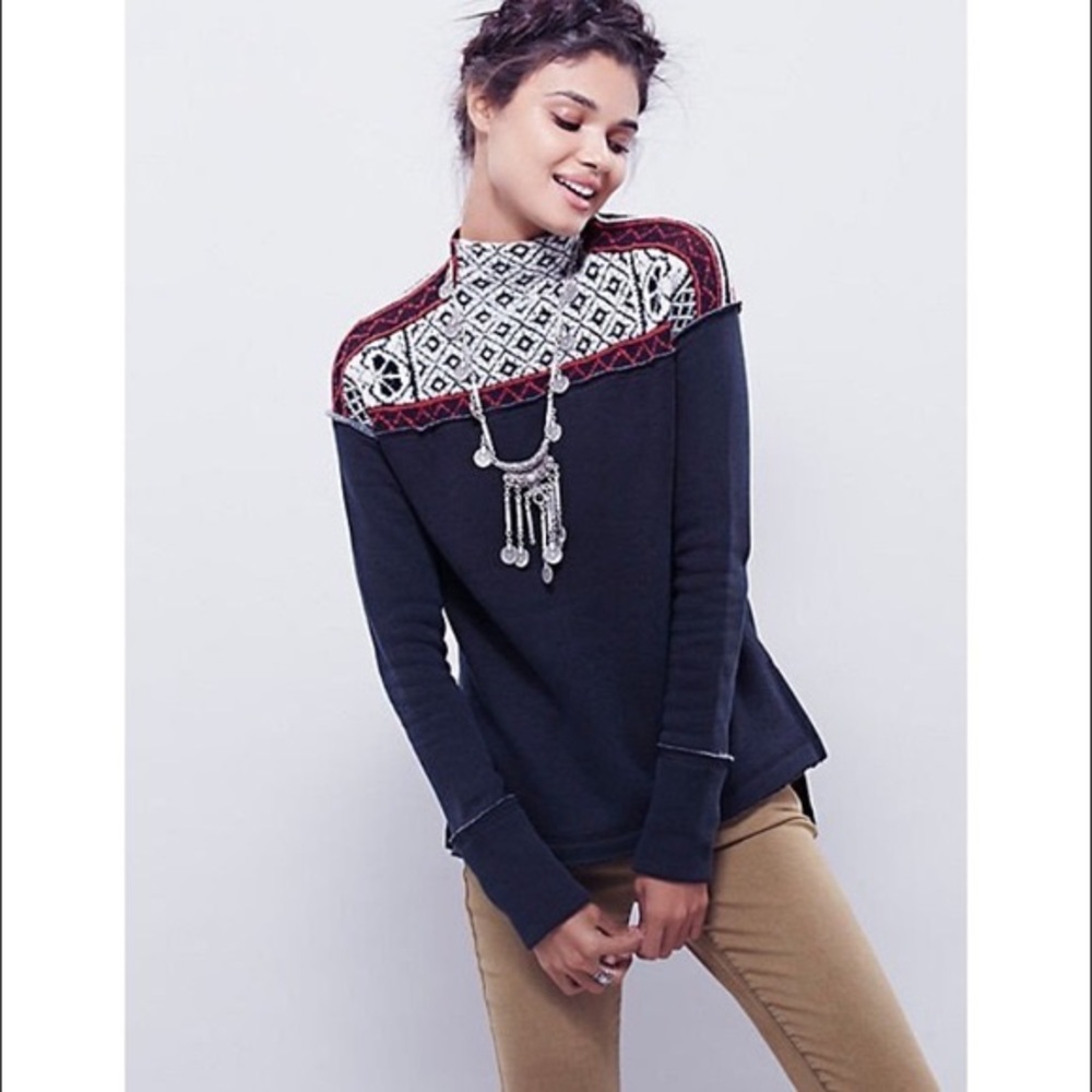 Free People Snow Bunny Sweater - Picture 1 of 4