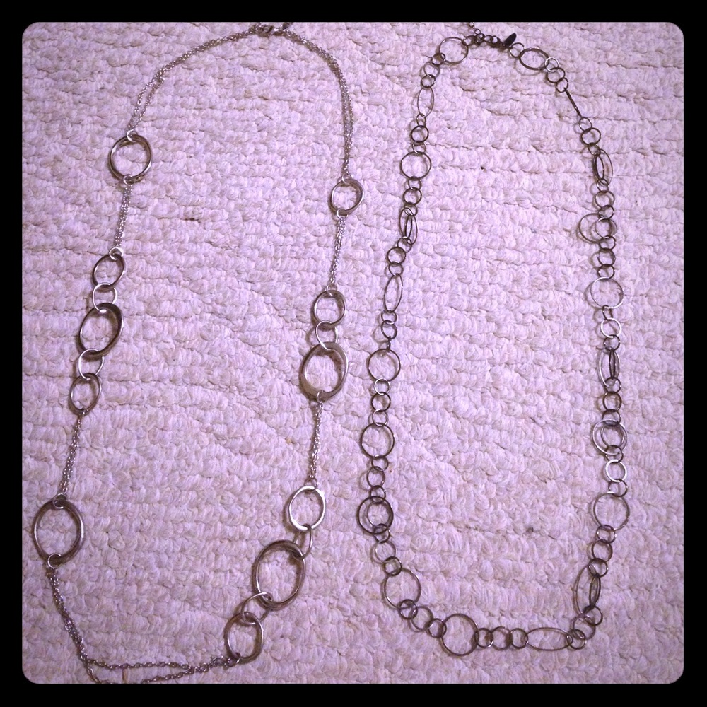 Two long NY&Co necklaces