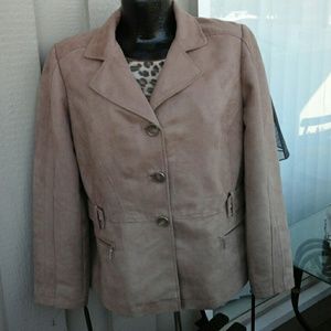 CHICO'S  Faux Suede Jacket