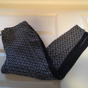 Black and Grey Floral Pants.