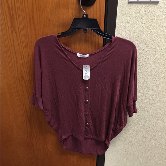 Brand New Burgundy Top - Picture 1 of 1