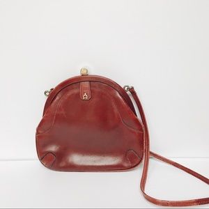 Vintage Leather Saddle Bag