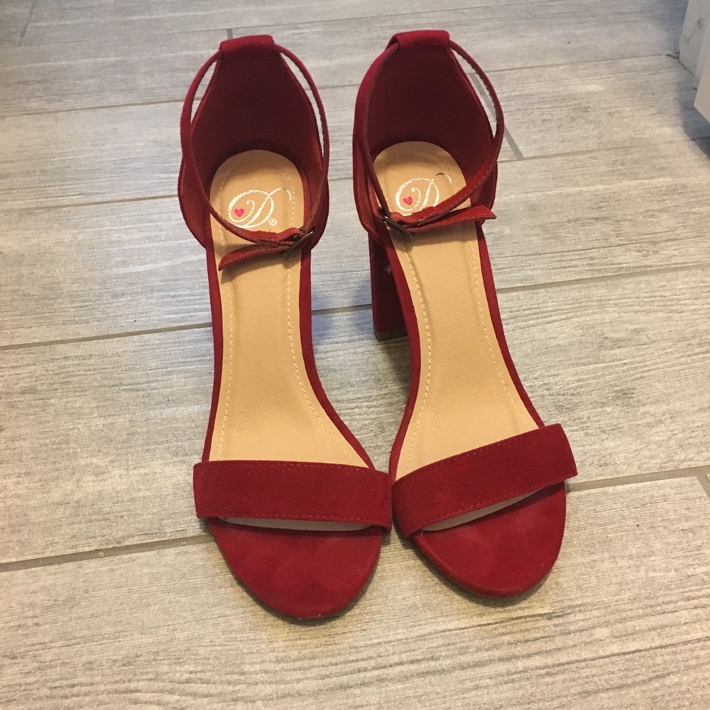 Red high heels