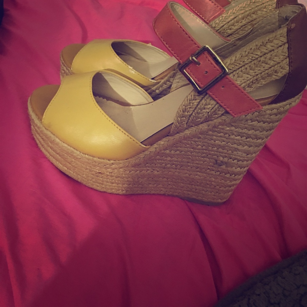 Wedged heels