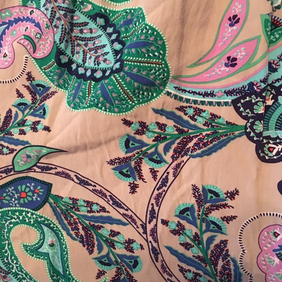 Old Navy Dress Small Cami Slip Rayon Paisley Print - Picture 5 of 7