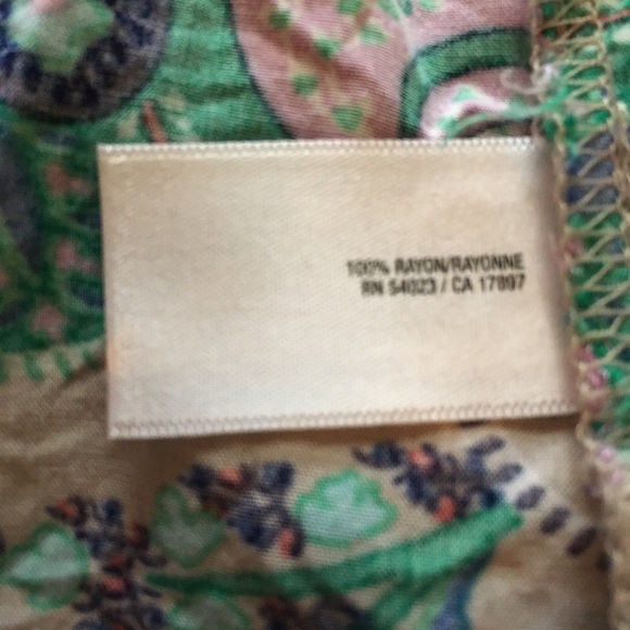 Old Navy Dress Small Cami Slip Rayon Paisley Print - Picture 7 of 7