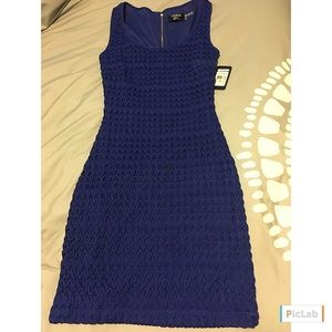 Guess "Maria" Bodycon Dress Size 2, Blue NWT